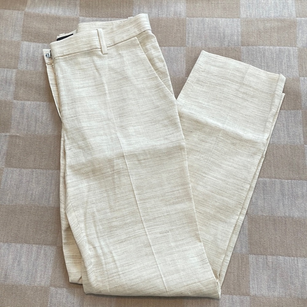 Theory linen blend pants
